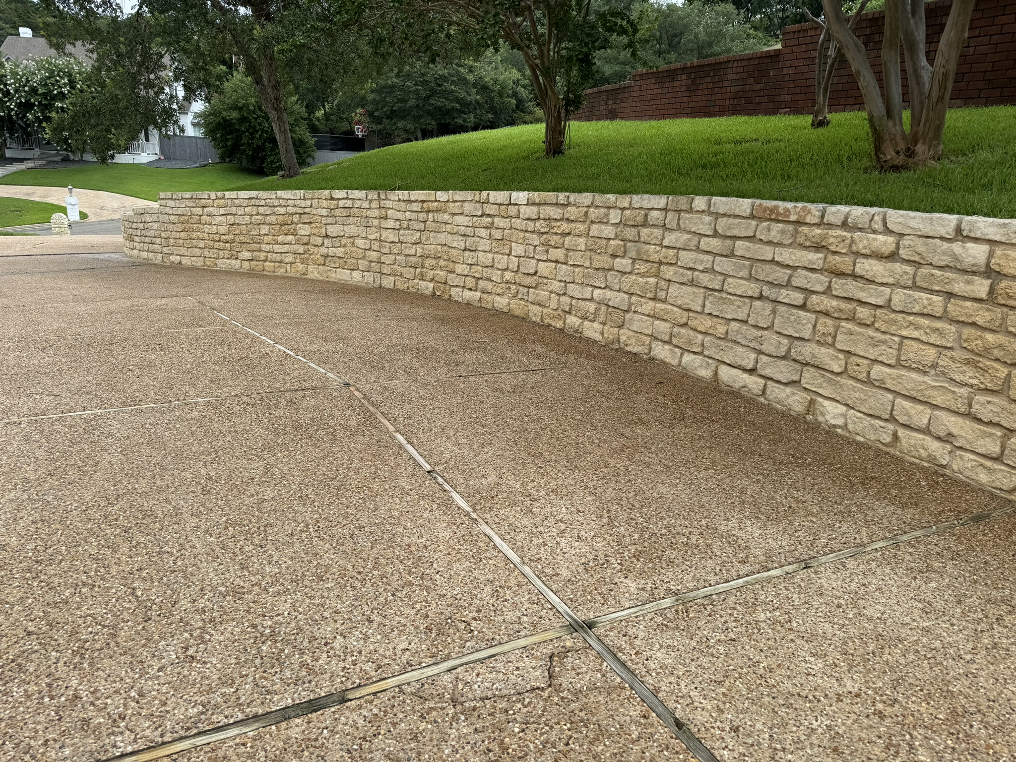 Driveway restoration after